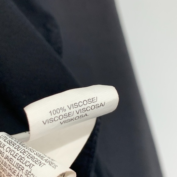 Lucky Brand Cardigan Gray Black Drape Open Front Womens Size Large - Picture 9 of 9